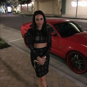 S Holt crop top and skirt without tag